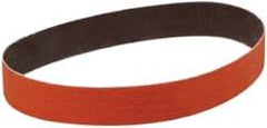 3M - 1-1/2" Wide x 18-15/16" OAL, 80 Grit, Ceramic Abrasive Belt - Ceramic, Medium, Coated, YF Weighted Cloth Backing, Wet/Dry, Series 777F - Top Tool & Supply