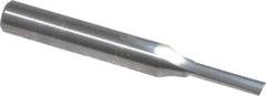 Onsrud - 1/8" Diam, 1/4" Shank Diam, 1/2" Length of Cut, 1 Flute Single Edge Straight Router Bit - 2" Overall Length, Right Hand Cut, Solid Carbide - Top Tool & Supply