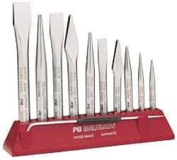 Value Collection - 5-1/8" OAL x 13/64" Blade Width Cross Chisel - 25/64" Stock - Top Tool & Supply