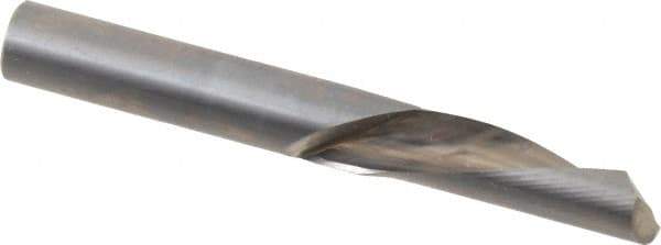 Onsrud - 3/8" Cutting Diam x 1-1/8" Length of Cut, 1 Flute, Downcut Spiral Router Bit - Uncoated, Right Hand Cut, Solid Carbide, 3" OAL x 3/8" Shank Diam, Single Edge, 22° Helix Angle - Top Tool & Supply