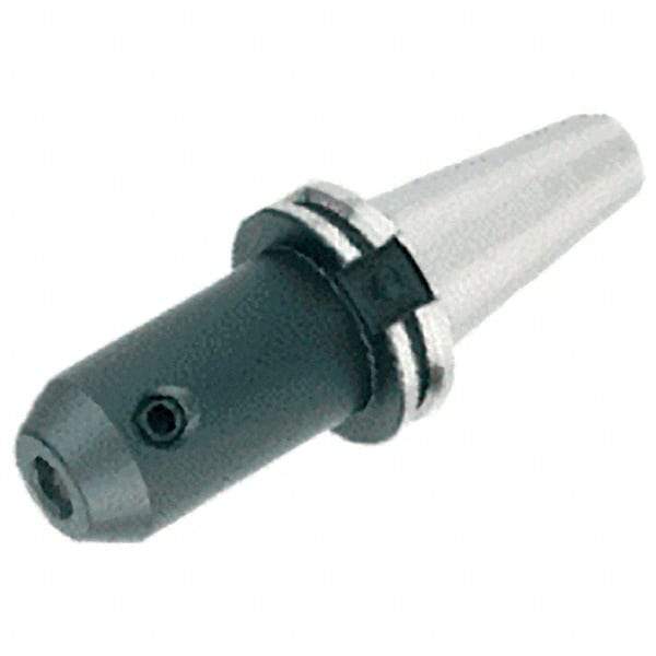 Iscar - CAT50 Taper Shank 1-1/2" Hole End Mill Holder/Adapter - 3-5/32" Nose Diam, 4" Projection, Through-Spindle & DIN Flange Coolant - Exact Industrial Supply