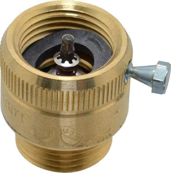 Watts - 125 Max psi, Brass, Hose Connection Vacuum Breaker - EPDM Seal, Stainless Steel Spring, FIP X Hose End Connections - Top Tool & Supply