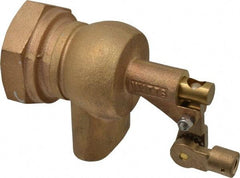 Watts - 2" Pipe, Bronze, Mechanical Float Valve - 165 psi, FPT x OVAL End Connections - Top Tool & Supply