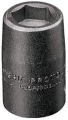 Proto - 1/4" Drive 7mm Standard Magnetic Impact Socket - 6 Points, 15/16" OAL - Top Tool & Supply