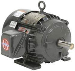 US Motors - 150 hp, TEFC Enclosure, No Thermal Protection, 3,575 RPM, 460 Volt, 60 Hz, Three Phase Premium Efficient Motor - Size 445 Frame, Rigid Mount, 1 Speed, Ball Bearings, 176 Full Load Amps, F Class Insulation, CCW Lead End - Top Tool & Supply