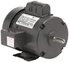 US Motors - 3/4 hp, TEFC Enclosure, Auto Thermal Protection, 3,450 RPM, 115/230 Volt, 60 Hz, Single Phase Permanent Split Capacitor (PSC) Motor - Size 56 Frame, Rigid Mount, 1 Speed, Ball Bearings, 9.8/4.9 Full Load Amps, A Class Insulation, Reversible - Top Tool & Supply