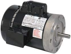 US Motors - 2 hp, No Thermal Protection, 3,450 RPM, 115/230 Volt, Industrial Electric AC/DC Motor - Size 143TC Frame, Ball Bearings, 20.4/10.2 Full Load Amps, B Class Insulation - Top Tool & Supply