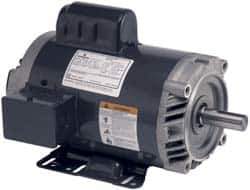 US Motors - 5 hp, ODP Enclosure, 1,740 RPM, 230 Volt, 60 Hz, Industrial Electric AC/DC Motor - Size 213 Frame, Horizontal-Footed Mount, 1 Speed, Ball Bearings, 22.0 Full Load Amps, F Class Insulation - Top Tool & Supply