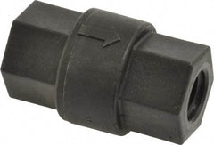 Specialty Mfr - 1/4" Polypropylene Check Valve - Inline, FNPT x FNPT, 125 WOG - Top Tool & Supply