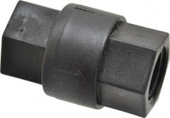 Specialty Mfr - 3/4" Polypropylene Check Valve - Inline, FNPT x FNPT, 125 WOG - Top Tool & Supply