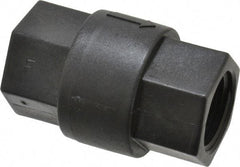 Specialty Mfr - 3/4" Polypropylene Check Valve - Inline, FNPT x FNPT, 125 WOG - Top Tool & Supply