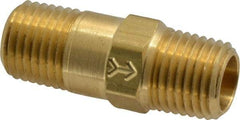 Specialty Mfr - 1/4" Brass Check Valve - Inline, MNPT x MNPT, 500 WOG - Top Tool & Supply