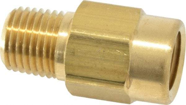 Specialty Mfr - 1/4" Brass Check Valve - Inline, FNPT x MNPT, 500 WOG - Top Tool & Supply