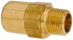 Specialty Mfr - 3/8" Brass Check Valve - Inline, FNPT x MNPT, 500 WOG - Top Tool & Supply