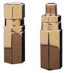 Specialty Mfr - 1/4" Brass Check Valve - Inline, FNPT x MNPT, 3,000 WOG - Top Tool & Supply