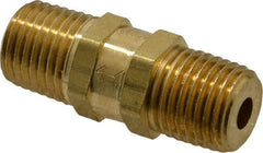 Specialty Mfr - 1/4" Brass Check Valve - Inline, MNPT x MNPT, 2,500 WOG - Top Tool & Supply