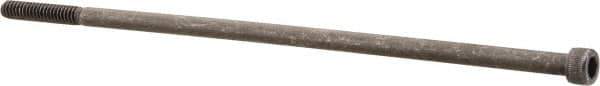 Value Collection - #10-24 UNC Hex Socket Drive, Socket Cap Screw - Alloy Steel, Black Oxide Finish, Partially Threaded, 6" Length Under Head - Top Tool & Supply