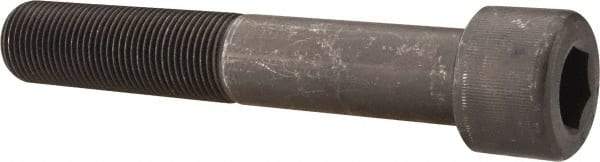 Value Collection - 1-12 UNF Hex Socket Drive, Socket Cap Screw - Alloy Steel, Black Oxide Finish, Partially Threaded, 6" Length Under Head - Top Tool & Supply