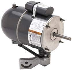 US Motors - 1/4 hp, TEAO Enclosure, Auto Thermal Protection, 1,075 RPM, 115 Volt, 60 Hz, Single Phase Permanent Split Capacitor (PSC) Motor - Size 48YZ Frame, Yoke Mount, 2 Speed, Ball Bearings, 4.40 Full Load Amps, B Class Insulation, CCW Lead End - Top Tool & Supply