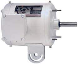 US Motors - 1/4 hp, TEAO Enclosure, Auto Thermal Protection, 1,700 RPM, 115/230 Volt, 60 Hz, Single Phase Permanent Split Capacitor (PSC) Motor - Size 56YZ Frame, Yoke Mount, 1 Speed, Ball Bearings, 3.2/1.6 Full Load Amps, F Class Insulation, Reversible - Top Tool & Supply