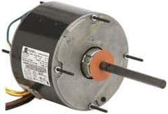 US Motors - 1/2 hp, TEAO Enclosure, Auto Thermal Protection, 825 RPM, 208-230 Volt, 60 Hz, Single Phase Permanent Split Capacitor (PSC) Motor - Size 48Y Frame, Stud Mount, 1 Speed, Sleeve Bearings, 2.8 Full Load Amps, B Class Insulation, Reversible - Top Tool & Supply