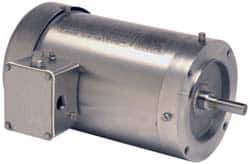 US Motors - 1.5 hp, TENV Enclosure, No Thermal Protection, 1,725 RPM, 208-230/460 Volt, 60 Hz, Three Phase Energy Efficient Motor - Size 145TC Frame, C-Face Mount, 1 Speed, Ball Bearings, 4.9-4.8/2.4 Full Load Amps, F Class Insulation, Reversible - Top Tool & Supply