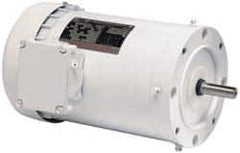 US Motors - 1.5 hp, TENV Enclosure, No Thermal Protection, 3,450 RPM, 208-230/460 Volt, 60 Hz, Three Phase Standard Efficient Motor - Size 56 Frame, C-Face Mount, 1 Speed, Ball Bearings, 4.7-4.6/2.3 Full Load Amps, F Class Insulation, CCW Lead End - Top Tool & Supply