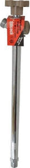 B&K Mueller - 1/2" Pipe, 14" Long Shank, Chrome Plated Brass Antisiphon Frostfree Sillcock - Handwheel Handle, Male & Solder End Connections, 125 psi WOG Rating - Top Tool & Supply