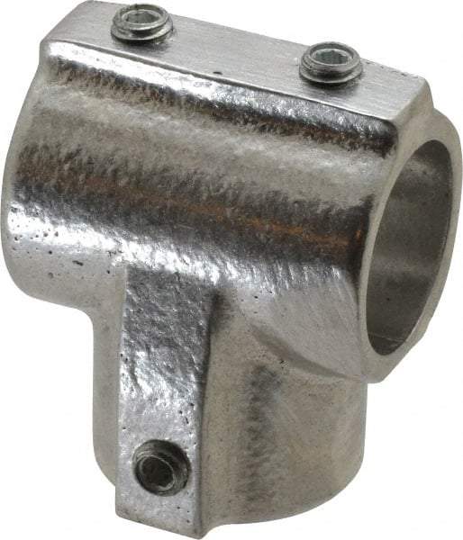 Hollaender - 3/4" Pipe, 90° Three Socket Tee, Aluminum Alloy Tee Pipe Rail Fitting - Bright Finish - Top Tool & Supply