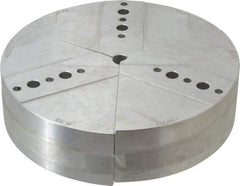 Abbott Workholding Products - 8" & Up Chuck Capacity, Northfield Attachment, Round Soft Lathe Chuck Jaw - 3 Jaws, Aluminum, 7.92" Wide x 2" High - Top Tool & Supply