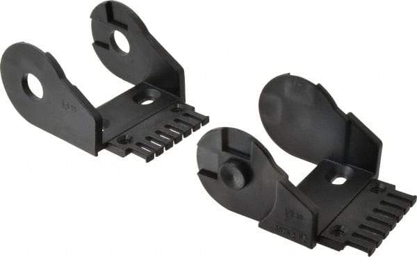 Igus - 3.74 Inch Outside Width x 2.52 Inch Outside Height, Cable and Hose Carrier Plastic Open Mounting Bracket Set - 3.94 Inch Bend Radius, 2.95 Inch Inside Width x 1.77 Inch Inside Height - Top Tool & Supply