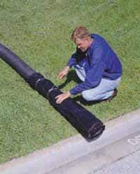 UltraTech - 8 Inch Diameter Pipe Sock - For Use with Oil and Sediment, Helps Comply with NPDES and 40 CFR 122.26 - Top Tool & Supply