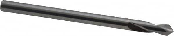 Magafor - 3mm Body Diam, 90°, 1-3/4" OAL, Solid Carbide Spotting Drill - Top Tool & Supply