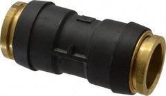 Parker - 3/4" Tube OD, Composite Push-to-Connect Tube Union - Tube to Tube Connection, 250 Max psi, Buna-N O-Ring, -40 to 200°F Working Temp - Top Tool & Supply