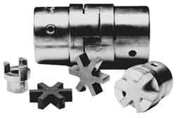 Boston Gear - 1-7/8" Max Bore Diam, FC38 Coupling Size, Flexible 3-Jaw Insert Coupling - 3-3/4" OD, Rubber, Order 2 Hubs & 1 Insert for Complete Coupling - Top Tool & Supply