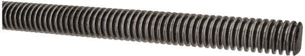 Keystone Threaded Products - 1/2-10 Acme, 3' Long, Low Carbon Steel General Purpose Acme Threaded Rod - Oil Finish Finish, Left Hand Thread, 2G Fit - Top Tool & Supply