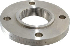 Value Collection - 3" Pipe, 7-1/2" OD, Stainless Steel, Threaded Pipe Flange - 6" Across Bolt Hole Centers, 3/4" Bolt Hole, 150 psi, Grades 304 & 304L - Top Tool & Supply