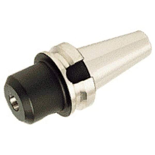 Iscar - BT40 Taper Shank 1-1/4" Hole End Mill Holder/Adapter - 71mm Nose Diam, 4-5/16" Projection, Through-Spindle Coolant - Exact Industrial Supply