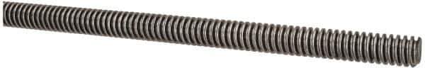 Keystone Threaded Products - 3/8-12 Acme, 3' Long, Low Carbon Steel General Purpose Acme Threaded Rod - Oil Finish Finish, Right Hand Thread, 2G Fit - Top Tool & Supply