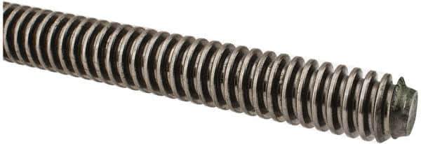 Keystone Threaded Products - 3/4-6 Acme, 6' Long, Alloy Steel General Purpose Acme Threaded Rod - Oil Finish Finish, Right Hand Thread, 2G Fit - Top Tool & Supply