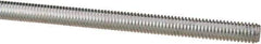 Value Collection - M6x1 UNC (Coarse), 1m Long, Steel Metric Threaded Rod - Zinc-Plated Finish, Right Hand Thread - Top Tool & Supply