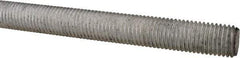 Value Collection - M16x2 UNC (Coarse), 1m Long, Steel Metric Threaded Rod - Zinc-Plated Finish, Right Hand Thread - Top Tool & Supply