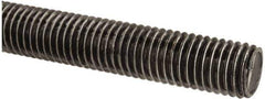 Value Collection - M14x2 UNC (Coarse), 1m Long, Steel Metric Threaded Rod - Oil Finish Finish, Right Hand Thread - Top Tool & Supply