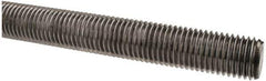 Value Collection - M20x2.5 UNC (Coarse), 1m Long, Steel Metric Threaded Rod - Oil Finish Finish, Right Hand Thread - Top Tool & Supply