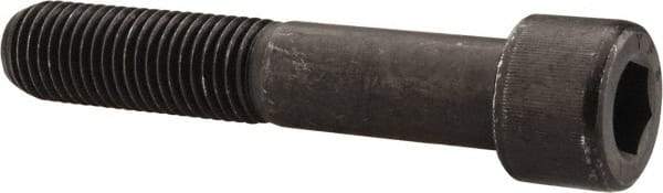 Value Collection - 1-1/2 - 12 UNF Hex Socket Drive, Socket Cap Screw - Alloy Steel, Black Oxide Finish, Partially Threaded, 8" Length Under Head - Top Tool & Supply