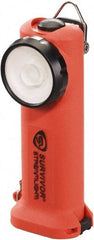 Streamlight - White LED Bulb, 175 Lumens, Industrial/Tactical Flashlight - Orange Plastic Body, 1 Sub-C NiCad Battery Included - Top Tool & Supply