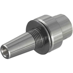 Iscar - 8mm Hole Diam, HSK40E Taper Shank Shrink Fit Tool Holder & Adapter - 65mm Projection, 14mm Nose Diam, 35mm Clamping Depth, 25,000 RPM, Through Coolant - Exact Industrial Supply