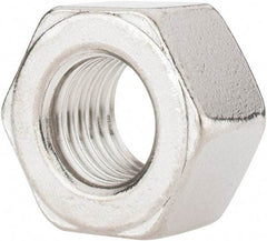 Value Collection - 3/4-10 UNC Stainless Steel Right Hand Heavy Hex Nut - 1-1/4" Across Flats, 47/64" High, Uncoated - Top Tool & Supply