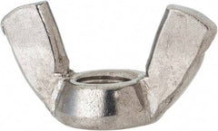 Value Collection - 1/2-13 UNC, Stainless Steel Standard Wing Nut - Grade 316, 1.94" Wing Span, 1" Wing Span - Top Tool & Supply