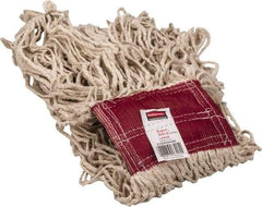 Rubbermaid - 5" Red Head Band, Large Cotton Loop End Mop Head - 4 Ply, Use for General Purpose - Top Tool & Supply